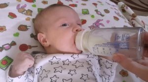 Newborn 1 month/ My baby/Кормление младенца с бутылочки