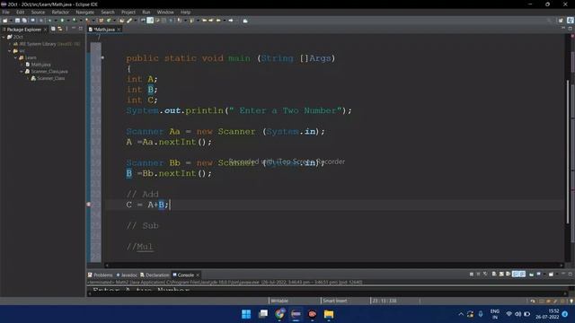 Java Programing Addition ,Substraction ,Multiplication , Division By Scanner Class | in one program смотреть онлайн
