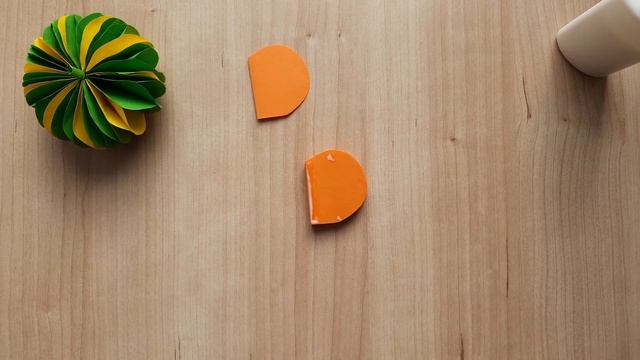 Красивая тыква из бумаги на Хэллоуин | How to make a beautiful paper pumpkin for Halloween смотреть онлайн
