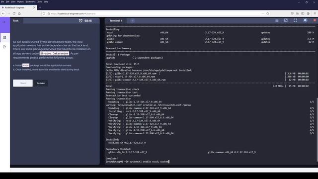 Linux Services KodeKloud Engineer смотреть онлайн