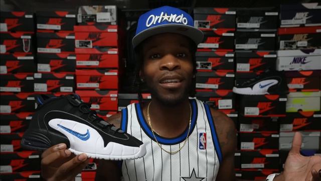 EARLY LOOK!! 2022 NIKE PENNY 1 ON FEET W LACE SWAP!! смотреть онлайн
