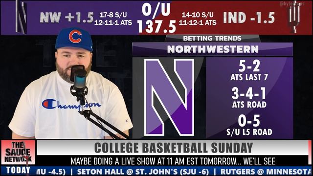 College Basketball Bets Sunday February 18 Picks & Predictions | The Sauce Network | Kyle Kirms смотреть онлайн