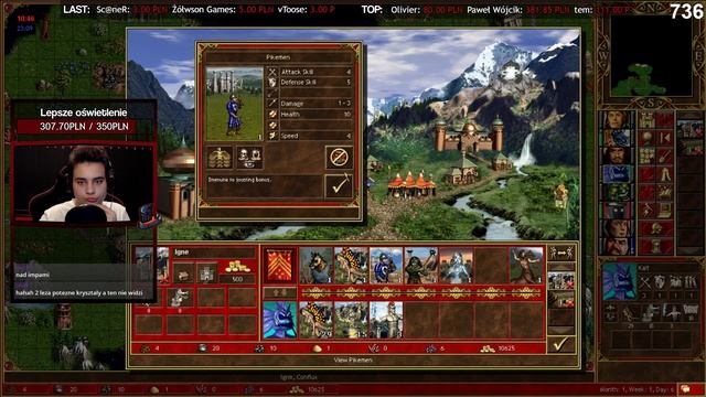 ? Heroes 3 HotA - Jebus Cross XL - vs Deathsong (Dungeon, +2k) смотреть онлайн