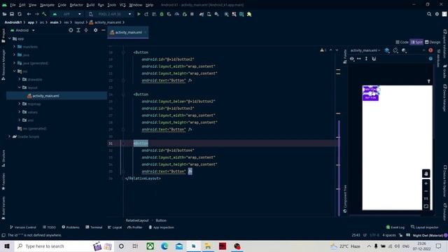 Layouts in Android Studio - Basic XML - Android Devlopement in Kotlin Full course in Hindi смотреть онлайн