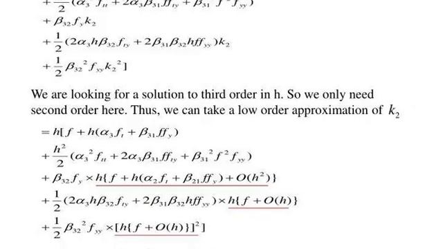 derivation of the third order runge kutta method in general formation смотреть онлайн