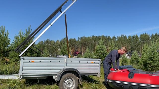 Прицеп для ПВХ ЛОДКИ смотреть онлайн