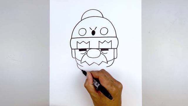 How To Draw Gale ❄️ NEW Brawl Stars смотреть онлайн