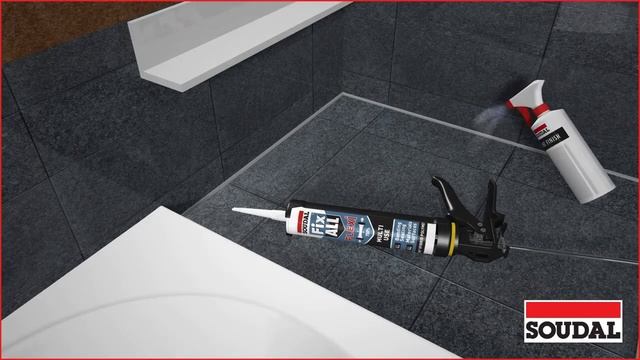 Fix All Flexi универсальный клей-герметик на основе МС-полимеров Soudal. Инструкция по применению. смотреть онлайн