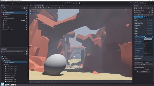 Building a 3D Scene in Godot 4 - Post Processing & World Environment смотреть онлайн