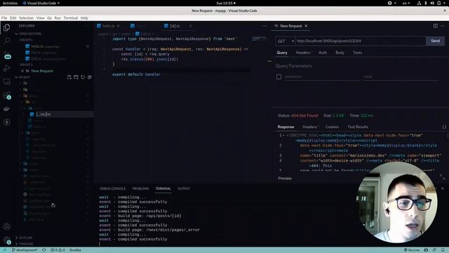 Next.js Dynamic API Routes смотреть онлайн
