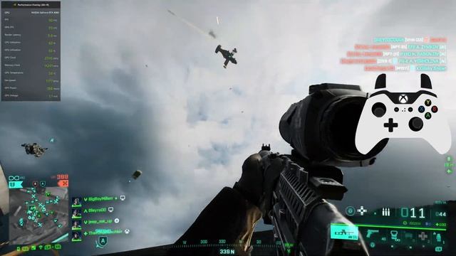 BF2042 Gameplay: Rush XL (4K DLSS Balanced Medium Settings RTX OFF) RTX 4080 Ryzen 5900x Benchmark смотреть онлайн