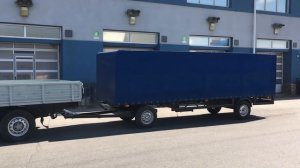 ПРИЦЕП "БАТРАК" (ПОЛУПРИЦЕП С ПОДКАТНОЙ ТЕЛЕЖКОЙ) С РАЗНЫМИ ВИДАМИ НАДСТРОЕК