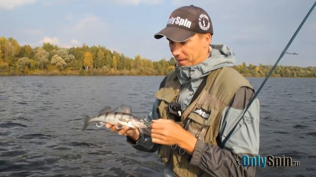 Ловля судака на джиг Поводок из флюрокарбона смотреть онлайн