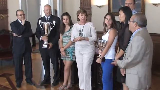 Visita del UCAM tenis de mesa a la Alcaldia.mp4 смотреть онлайн