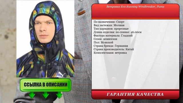 Мужская ветровка Evo Running Windbreaker, Puma