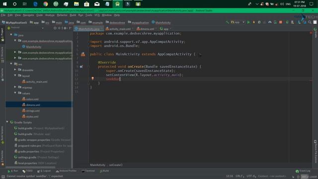 [SRI TECH] How to Create a SeekBar Tutorial on Android | Android Studio Development Tutorials 2018 смотреть онлайн