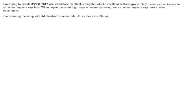 DevOps & SysAdmins: Consistency validation for sql server registry keys error on domain user смотреть онлайн