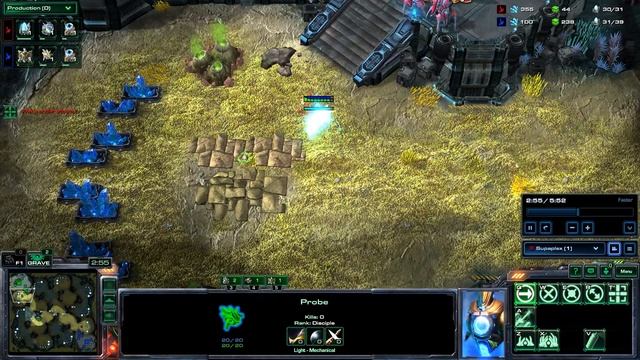 Starcraft II: Proxy double Oracle into Blink Stalker смотреть онлайн