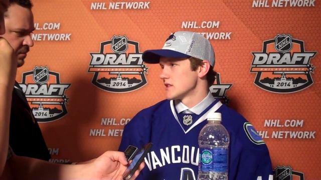 Vancouver Canucks star goaltender, Thatcher Demko at the 2014 NHL Draft смотреть онлайн