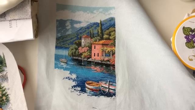 Вышивка крестом. Текущие процессы января