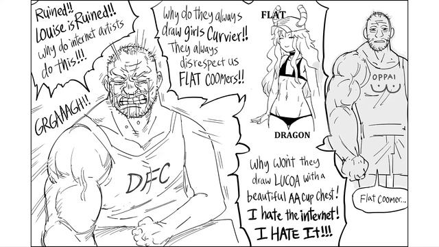 Flat Coomer vs Booba Coomer| Baalbuddy comic смотреть онлайн