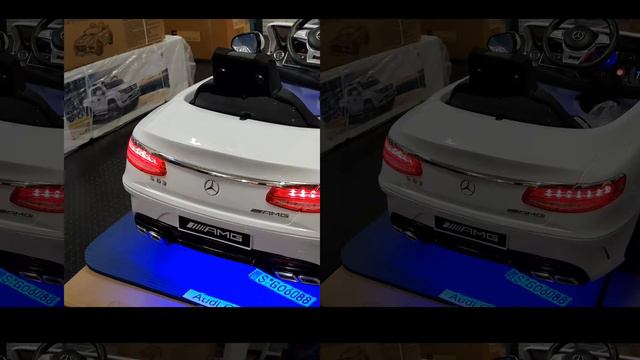CUSTOM MERCEDES S63 AMG WIT BLAUW LED 12V 2.4G ELEKTRISCHE KINDERAUTO WINKEL смотреть онлайн