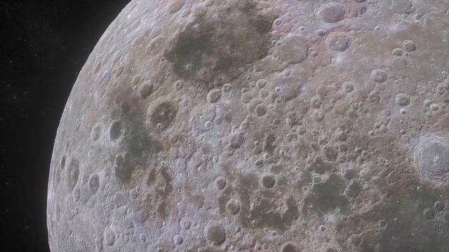 Лунная Поверхность - Кратеры, Трещины, Впадины. Вид из Космоса Бесплатный Футаж смотреть онлайн