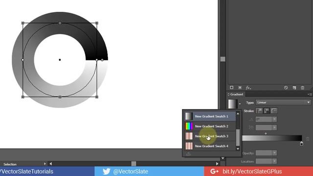 How to Create Angular or Conical Gradient in Adobe Illustrator смотреть онлайн