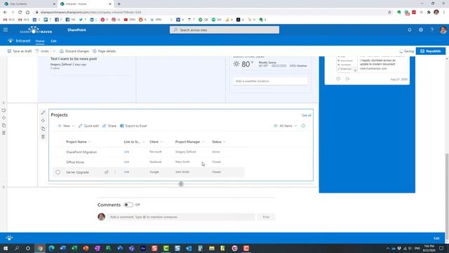 How to display a specific view of a SharePoint List or library on a SharePoint page смотреть онлайн