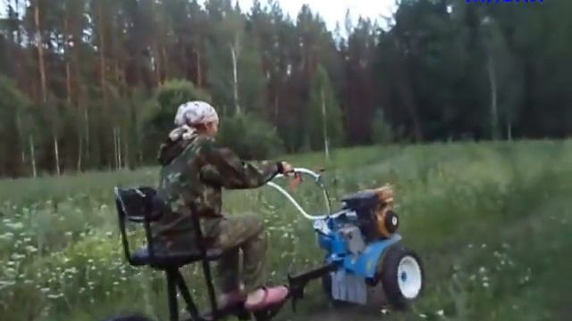 МОТОБЛОК НЕВА! ИСПЫТЫВАЕМ АДАПТЕР смотреть онлайн