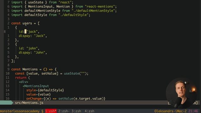 React Mentions - Building React Autocomplete Input for Comments смотреть онлайн