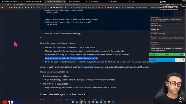How to build your first Dapp, using HTML, CSS, JavaScript, Metamask, Remix, Solidity and Ethers.js смотреть онлайн