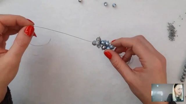 Head Pin Loops Popcorn Style Beaded Jewellery with Glass Beads & Crystals смотреть онлайн