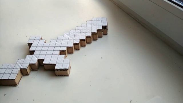 Как Я Сделал Меч Стива Из Картона | Minecraft. смотреть онлайн
