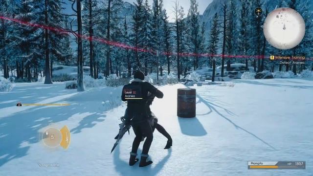 Final Fantasy XV: Aranea Boss Fight - Episode Prompto (1080p 60fps) смотреть онлайн