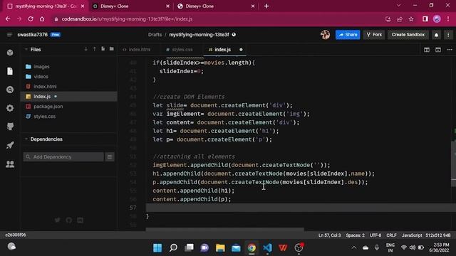 [Premiere] Hotstar Clone using HTML, CSS and JavaScript - Day 8 смотреть онлайн