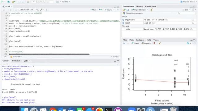 029d Testing assumptions of ANOVA смотреть онлайн