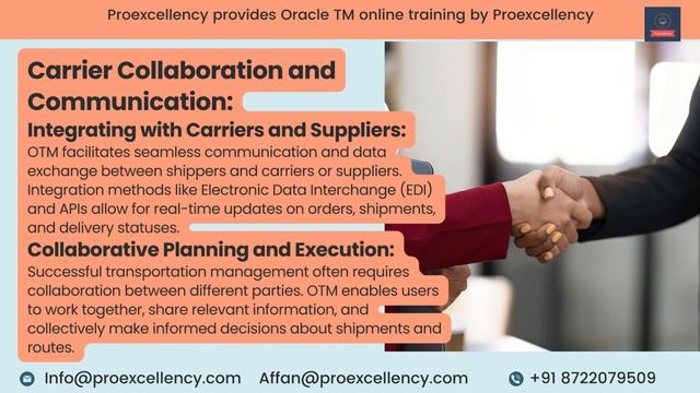 Oracle Transportation Management online training: A Comprehensive Guide with Proexcellency смотреть онлайн