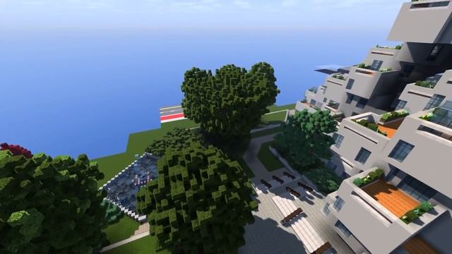 Minecraft - Crazy Apartment Complex! (Habitat 67 Montreal) смотреть онлайн