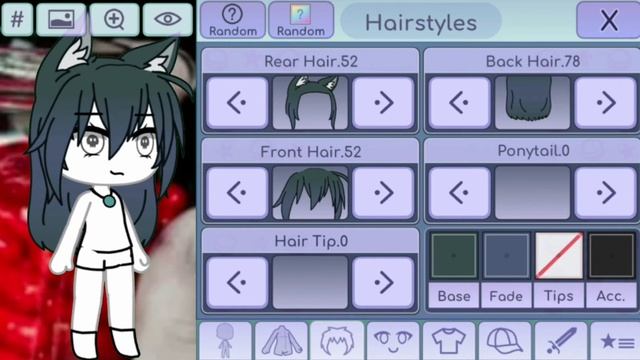 идеи для причёсок, одежды в стле хеллоувин// gacha life, gacha club смотреть онлайн