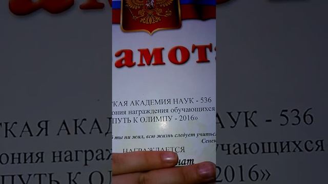 Мои грамоты и медали ,,Не всё" ;) смотреть онлайн