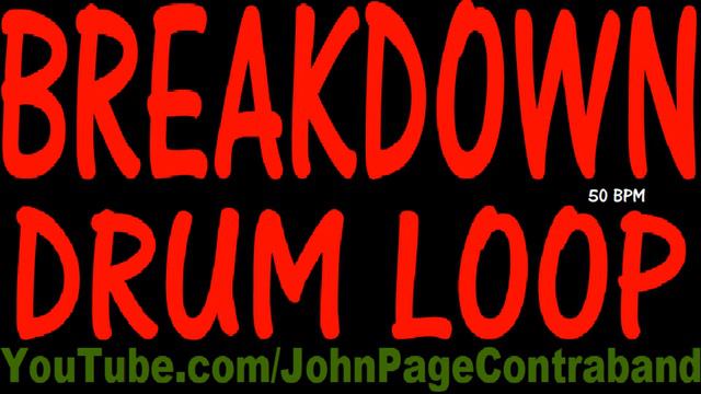 Metal Deathcore Breakdown Drum Loop Downtempo Track Core 50 Bpm