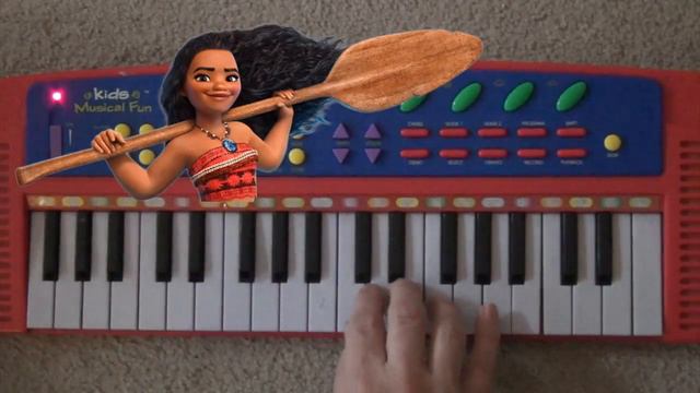 LEARN TO PLAY PIANO~ MOANA/ FROZEN -(EASY KIDS VERSION!) смотреть онлайн