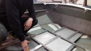 Прогресс 4-Каркас пайол, без подъёма уровня палубы.