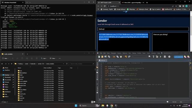 SMTP TO SMS Sender Version 2 With Postfix SMTP