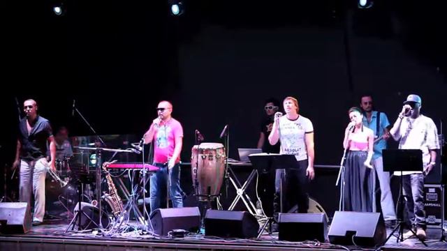 Дети Фиделя(Fidel Kids) - Let's get it started(Black Eyed Peas)cover - live@Nikki Beach club смотреть онлайн