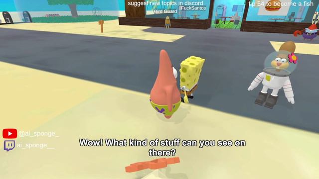 Patrick dies talking about rule 34 AI Spongebob смотреть онлайн