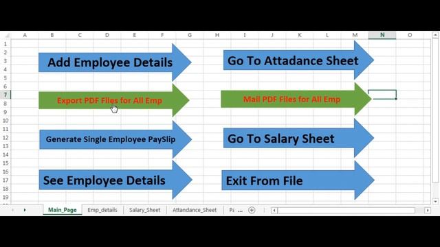 Excel VBA Payroll Automation Project смотреть онлайн