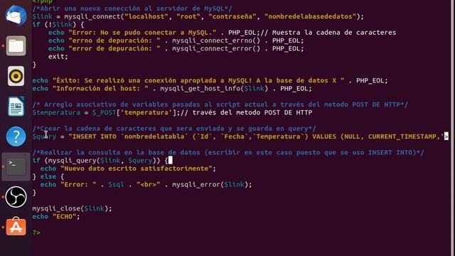 Escribir en la base de datos MySQL con PHP, pre requisito para escribir con el ESP32 смотреть онлайн