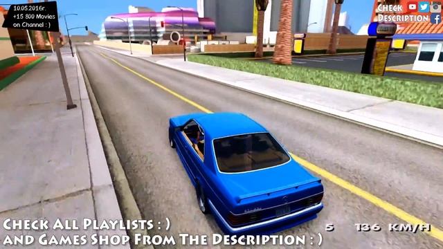 Mercedes Benz 560 Sec AMG - GTA MOD _REVIEW смотреть онлайн